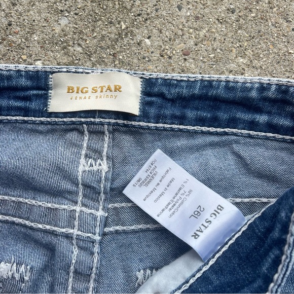 Big Star Low Rise Skinny Jeans Size 26 - Picture 4 of 8